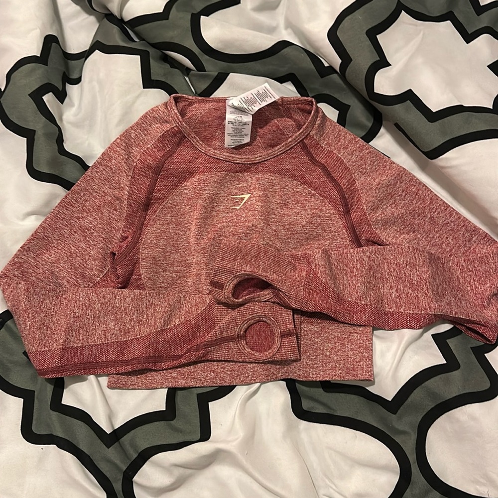 Gymshark flex sport long sleeve crop top never worn